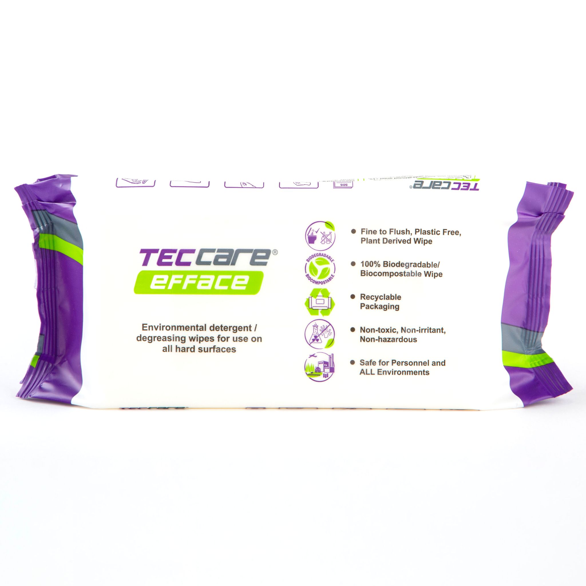 TECcare ECO-DET Surface Wipes (EFFACE)